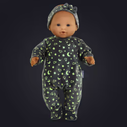 Corolle BB36 PYJAMA + BANDEAU BRILLE DANS LA NUIT - Vue supplémentaire 4