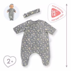 Corolle BB36 PYJAMA + BANDEAU BRILLE DANS LA NUIT - Vue supplémentaire 6