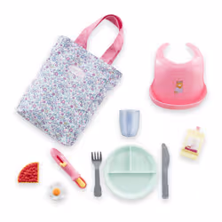 Corolle BB36/42 GRAND COFFRET REPAS FLORAL - Vue supplémentaire 3