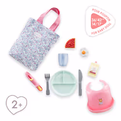 Corolle BB36/42 GRAND COFFRET REPAS FLORAL - Vue supplémentaire 7