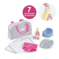 Corolle BB36 COFFRET ACCESSOIRES À LANGER FLORAL