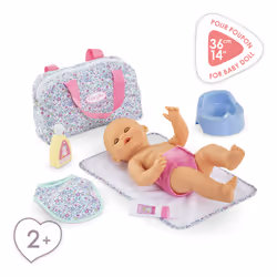 Corolle BB36 COFFRET ACCESSOIRES À LANGER FLORAL - Vue supplémentaire 6