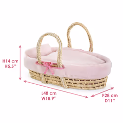 Corolle BB36/42 ENSEMBLE COUFFIN PELUCHE ROSE - Vue supplémentaire 6