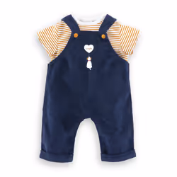 Corolle BB36 T-SHIRT + SALOPETTE MARINE
