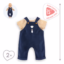 Corolle BB36 T-SHIRT + SALOPETTE MARINE - Vue supplémentaire 5