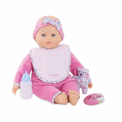 Corolle Lucille Interactive Poupon 42 cm Rose Capteurs Tactiles - Vue supplémentaire 3