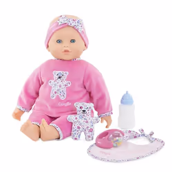 Corolle Lucille Interactive Poupon 42 cm Rose Capteurs Tactiles - Vue supplémentaire 6