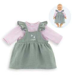 Corolle BB42 ROBE A VOLANTS + T-SHIRT BORDS DE LOIRE