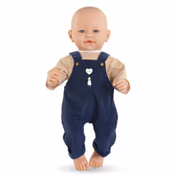 Corolle BB42 T-SHIRT + SALOPETTE MARINE