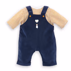 Corolle BB42 T-SHIRT + SALOPETTE MARINE