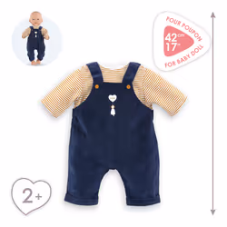 Corolle BB42 T-SHIRT + SALOPETTE MARINE - Vue supplémentaire 5