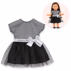 Corolle Mc Robe De Soiree - Noir Et Gris