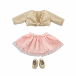 Ensemble Cours danse rose et or pour poupée Ma Corolle - COROLLE - Convient aux poupées de 36cm - Dès 4 ans