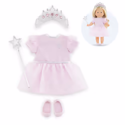Corolle MC COFFRET PRINCESSE & ACCESSOIRES, 3 an(s), 180 g, Rose