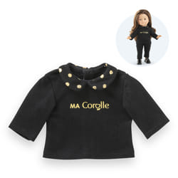 Corolle MC T-SHIRT NOIR \u0026 OR MANCHES LONGUES