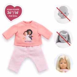 Corolle MC PYJAMA ROSE 2 PIECES - Vue supplémentaire 5