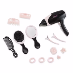 Corolle Coffret Coiffure, Accessoires de coiffure de poupée, 3 an(s), Batteries requises, 200 g