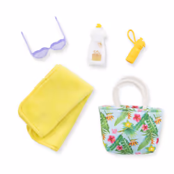 Corolle COFFRET MELODY À LA PLAGE, 4 an(s), 280 mm, 215 g, Multicolore