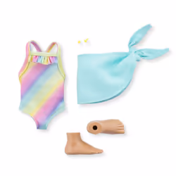 Corolle COFFRET LUNA À LA PLAGE, 4 an(s), 280 mm, 215 g, Multicolore
