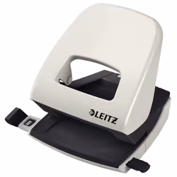 Leitz NeXXt 50080085 perforateur papier, 30 feuilles, Noir, Gris, Métal, Plastique, 8 cm, 5,5 mm, A4, A5, A6, Folio, US-Quart ...