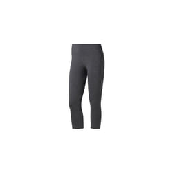 Legging 3/4 femme Reebok Lux OS - Gris foncé - Respirant - Fitness