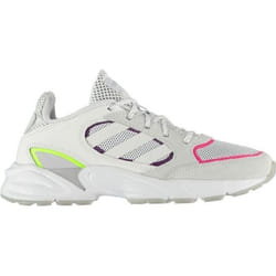 Baskets de sport Adidas 90S Valasion pour femmes - Blanc/gris - Running - Ortholite - Cloudfoam