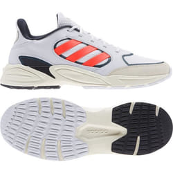 Chaussures de running adidas 90s Valasion - Homme - Gris clair/rouge solaire/blanc craie - Running - Régulier