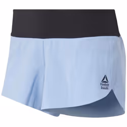 Short femme - Reebok - CrossFit® Knit Woven - Bleu aqua/noir - Respirant - Fitness