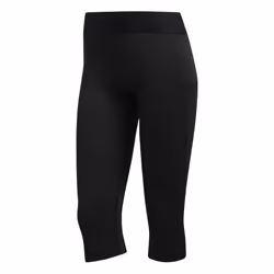 Collant femme adidas Alphaskin Capri - Noir/blanc - Femme - Poche en mesh - Design technique - Polyester recyclé