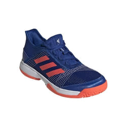 Chaussures de Tennis - ADIDAS - Adizero Club K - Bleu/Rouge - Enfant - Garçon