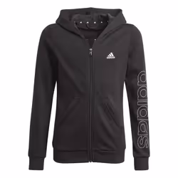 Veste à capuche adidas Essentials Full-Zip en Noir