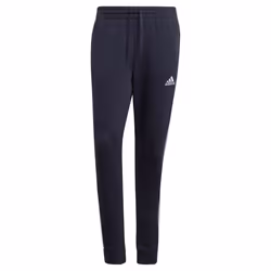 Pantalon Essentials Fleece Tapered Cuff 3-Stripes en Bleu