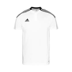 T-Shirt Adidas Tiro 21 Polo Blanc - Homme/Adulte - Manches courtes - Respirant