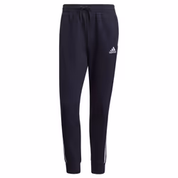 Pantalon pour Homme Essentials French Terry Tapered Cuff 3-Stripes Bleu - Adidas - Homme - Montagne