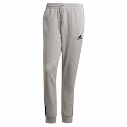 Pantalon Essentials French Terry Tapered Cuff 3-Stripes en Gris - S