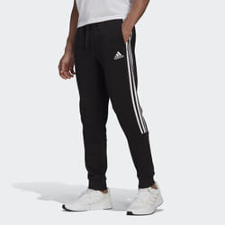 Adidas GK8967 pantalon de sport Mâle Noir Coton, Polyester, Viscose