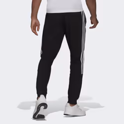 Adidas GK8967 pantalon de sport Mâle Noir Coton, Polyester, Viscose