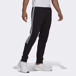 Adidas GK8967 pantalon de sport Mâle Noir Coton, Polyester, Viscose