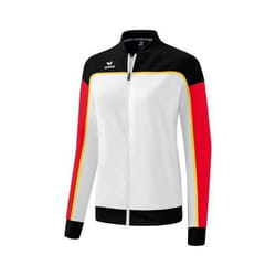 Veste de survêtement femme Erima Change - blanc/noir/rouge - 38 - Multisport - Légère et élastique - Respirant