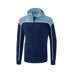 Veste de survêtement homme ERIMA Change - Bleu new navy/faded denim/blanc - Matière fonctionnelle résistante