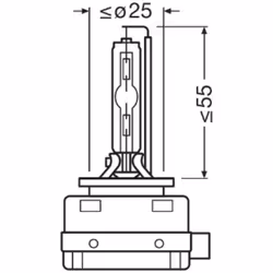 Ampoule xénon OSRAM D3S Cool Blue Intense NextGen 42V, 35W, 1 pièce - Vue supplémentaire 5