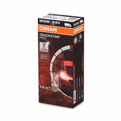 Ampoule secondaire OSRAM W5W Truckstar Pro NextGen 24V, 5W, 10 pièce