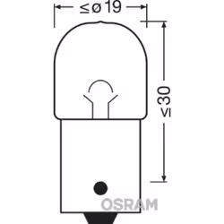Ampoule halogène OSRAM R10W Truckstar Pro NextGen 24V, 10W, 10 pièce