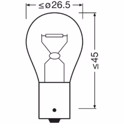Ampoule secondaire OSRAM P21W Truckstar Pro NextGen 24V, 21W, 10 pièce - Vue supplémentaire 5