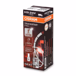 Ampoule halogène OSRAM H3 Truckstar Pro NextGen 24V, 70W, 1 pièce