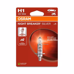 OSRAM Ampoule Night Breaker Silver H1 12V /55W - X1, argent