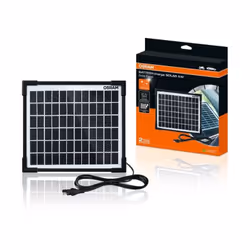 OSRAM BATTERYcharge SOLAR 5W, dispositif d'entretien de batterie solaire, charge de batterie 12V, panneau solaire étanche, pr ...
