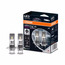 OSRAM LEDriving HL EASY GEN 2 ≜ H7/H18, feu de route et de croisement LED, blanc froid 6500 K, aucun accessoire nécessaire, u ...