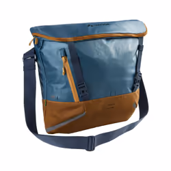 VAUDE CityMe Bike, Arrière, Sacoche pour bicyclette, Polyamide, Polyuréthane, Bleu, Marron, 18 L, 33,8 cm (13.3")