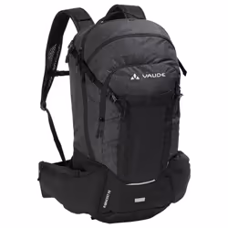 VAUDE eBracket 14, Structure interne, Haut, Dos rembourré, Randonnée, Trekking, Noir, Unisexe